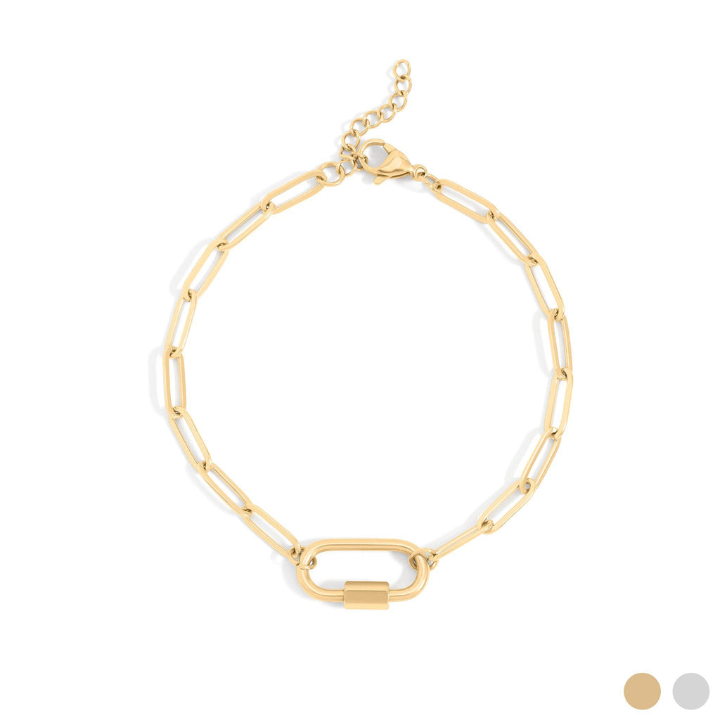 CARABEE BRACELET - 18K GOLD PVD