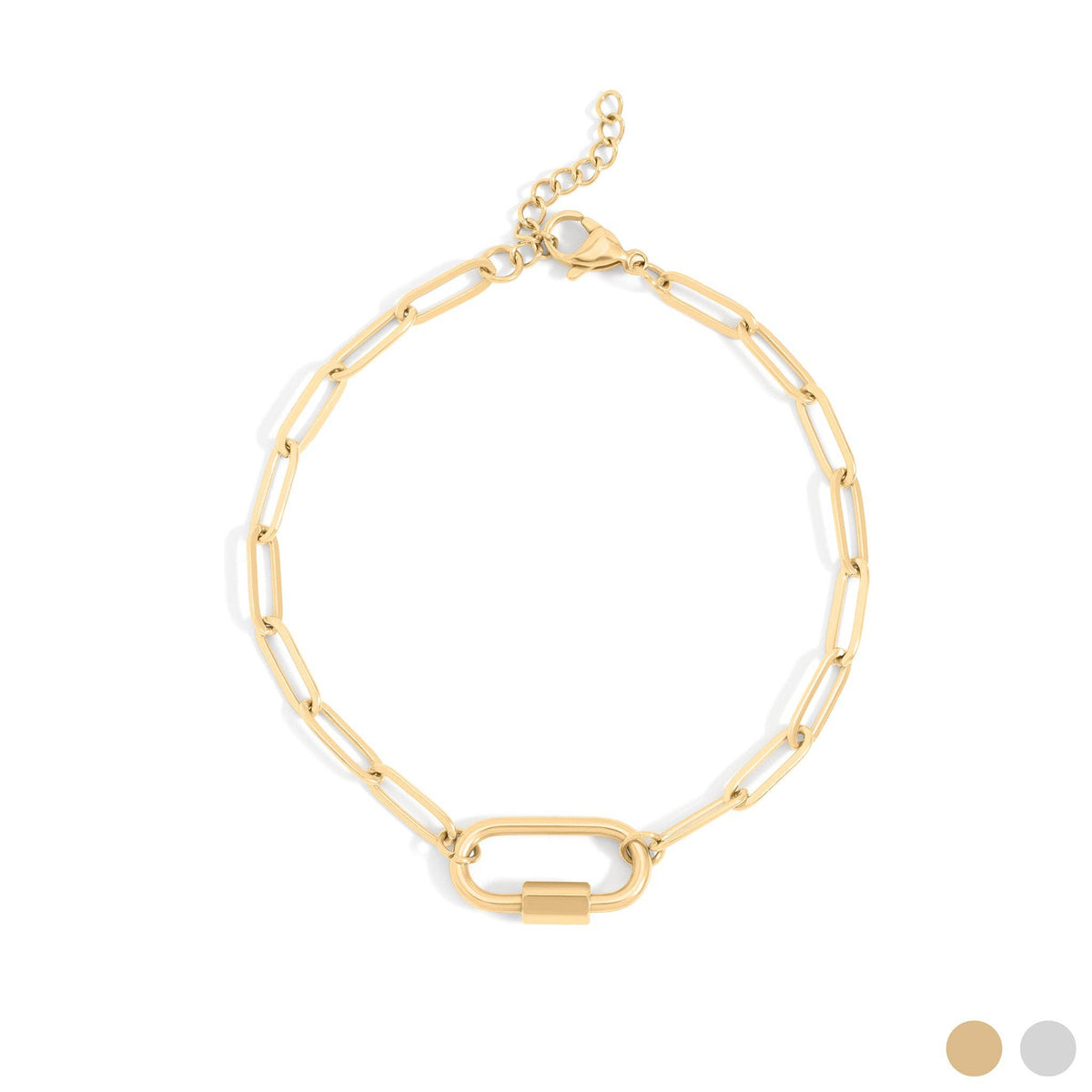 CARABEE BRACELET - 18K GOLD PVD