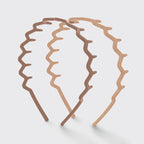 ZIGGY HEADBAND - 2PC CREAM & PURPLE