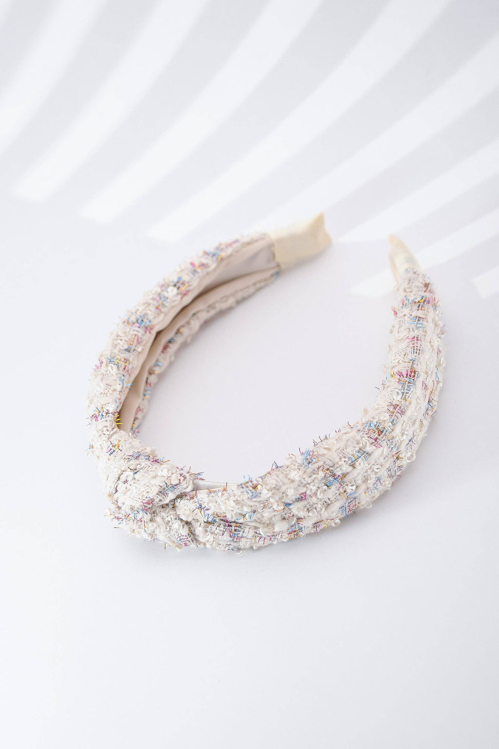 TELLA TWEED KNOTTED HEADBAND