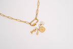 CARABEE NECKLACE - 18K GOLD PVD