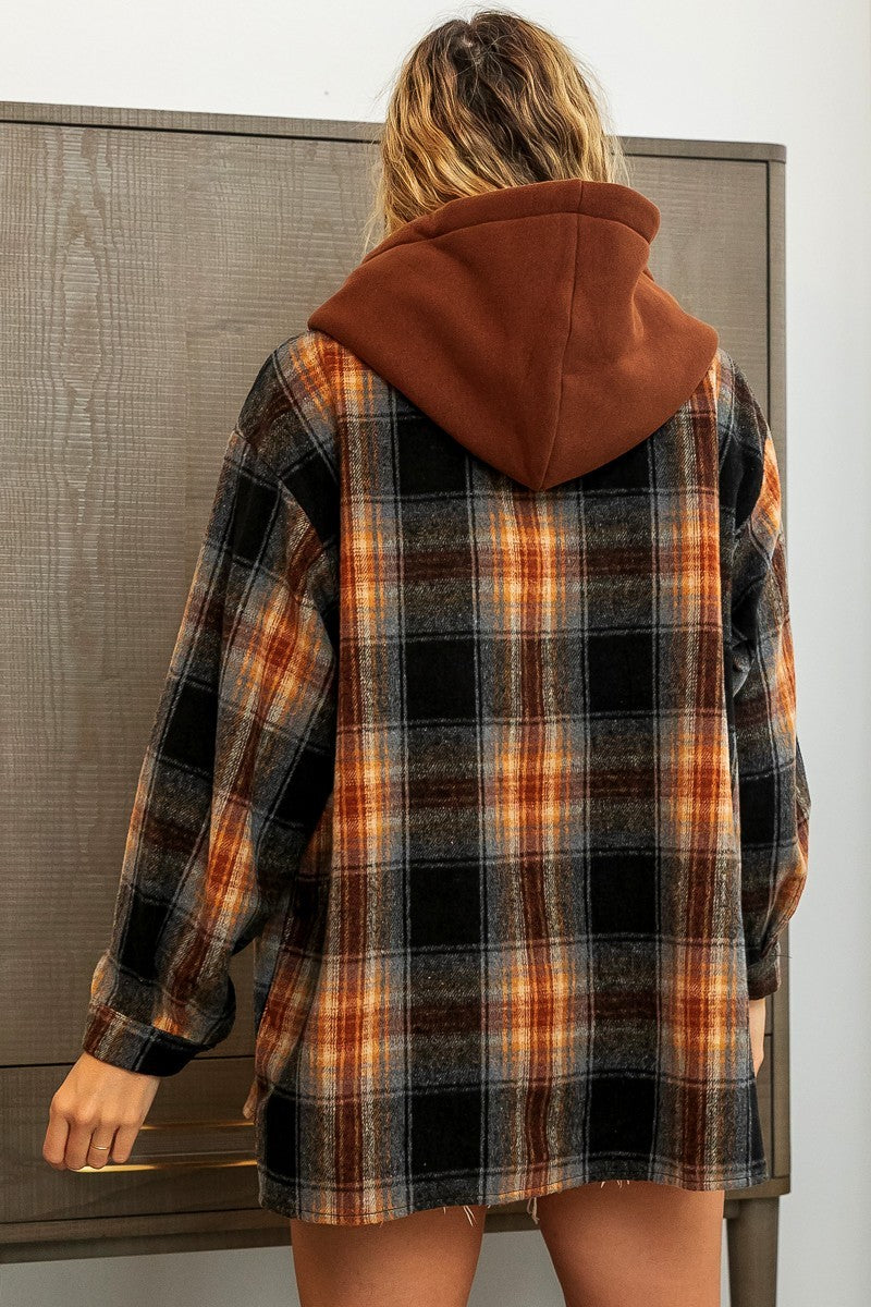 BROWNIE HOODED FLANNEL