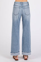STONE MID RISE COMFORT BAGGY STRAIGHT