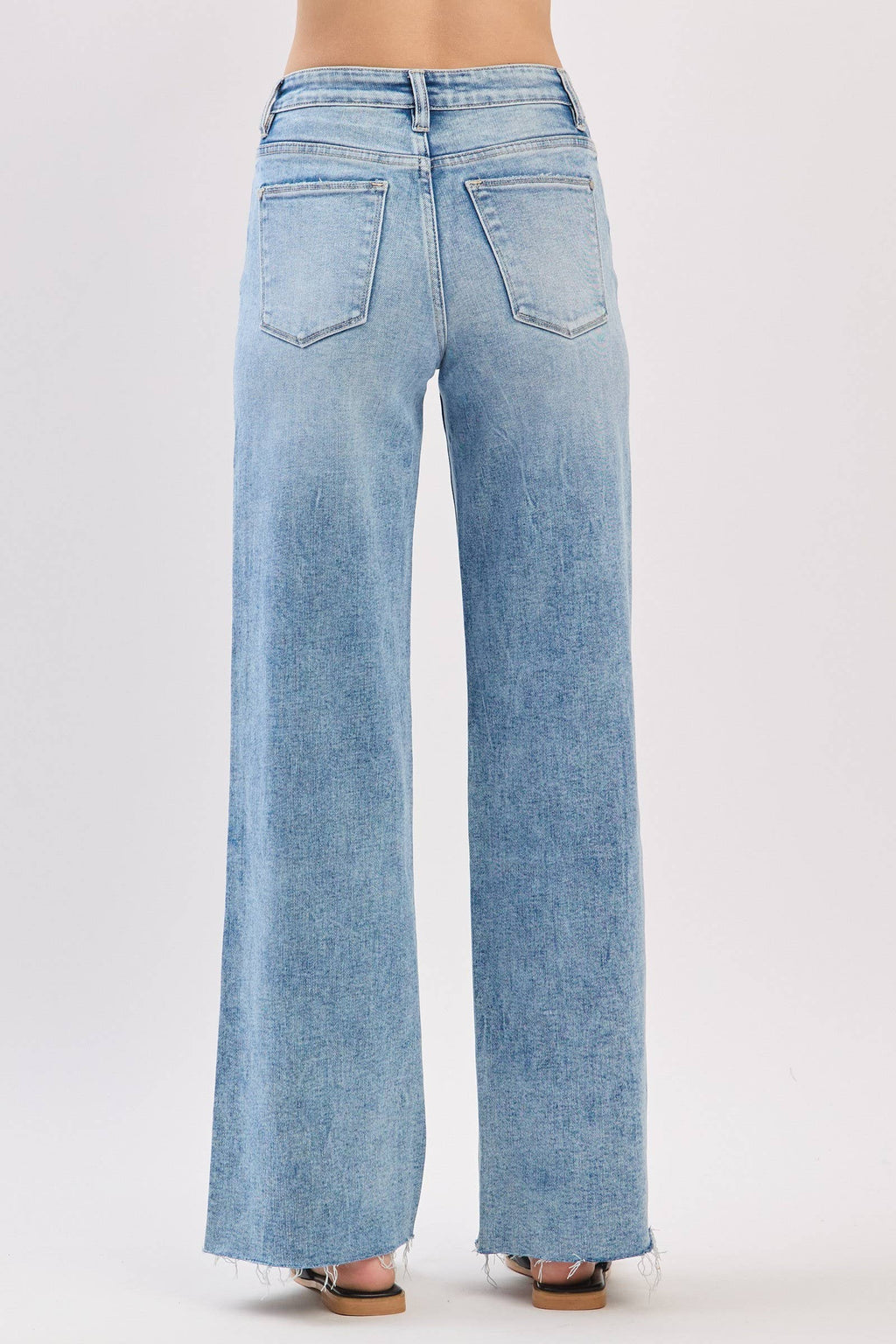 SELIA HIGH RISE WIDE LEG JEANS