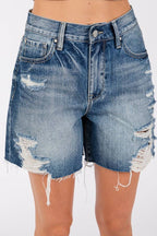 SASHA HIGH RISE RELAXED MIDI SHORT