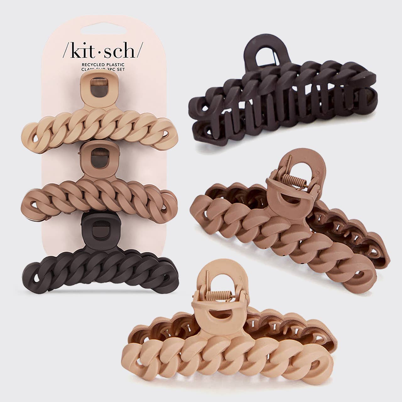 CHAIN CLAW CLIP - 3 PC SET