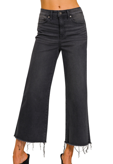 MOON HIGH RISE CROPPED JEANS